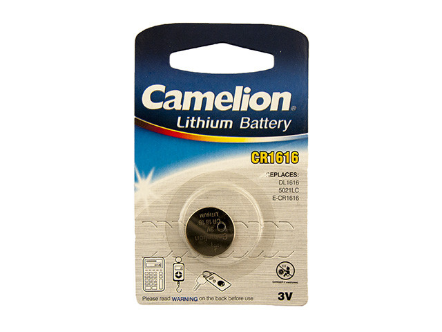 Батарейка Camelion CR1616/1bl(10), фото 1