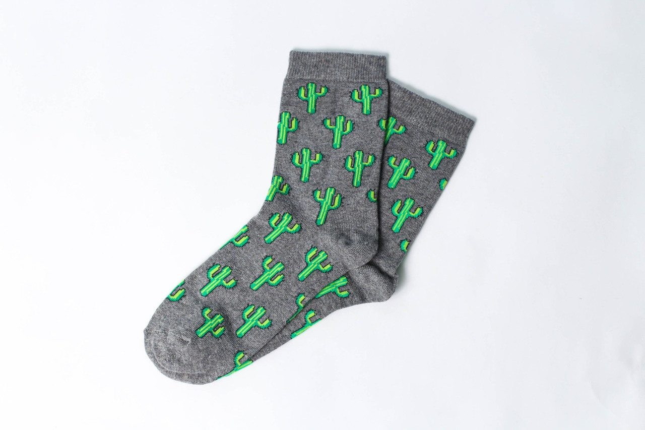 Шкарпетки Crazy Llama`s Кактус, One size (37-42)