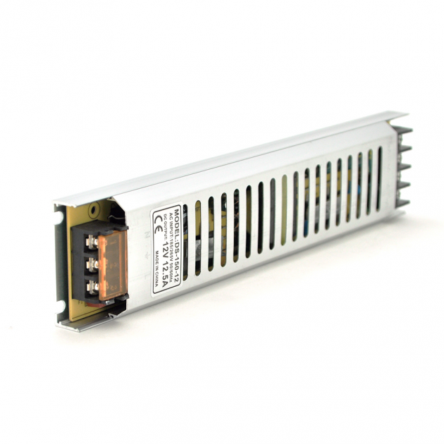 Імпульсний блок живлення NRU DS-150-12 12В 12.5 А (150Вт) SLIM