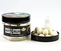 Бойлы плавающие Dynamite Baits Hit N Run 12/15mm white