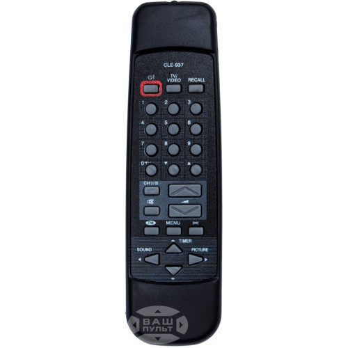 Пульт для телевізора HITACHI CLE-937, фото 1