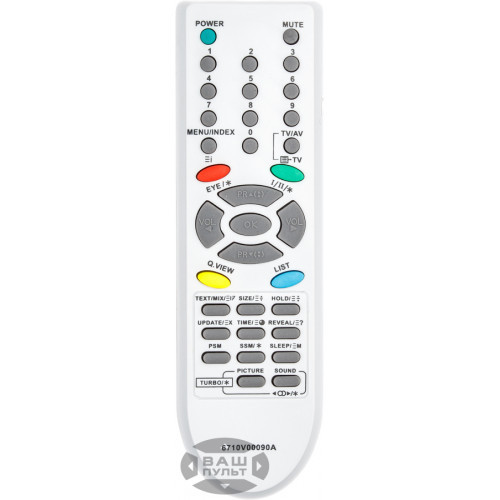Пульт для телевізора LG 6710V00090A (HQ), фото 1