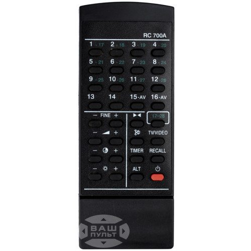 Пульт для телевізора SANYO RC 700A, фото 1