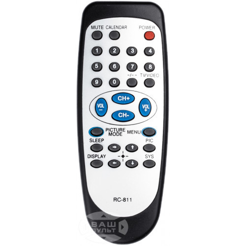 Пульт для телевізора SHIVAKI RC-811, фото 1
