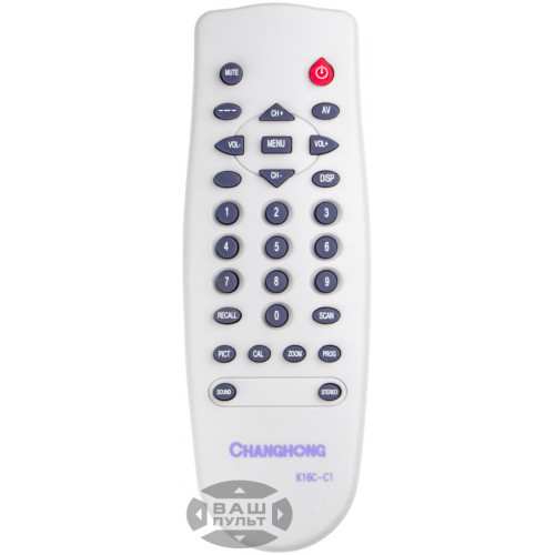 Оригінальний пульт для телевізора CHANGHONG K16C-C1, фото 1