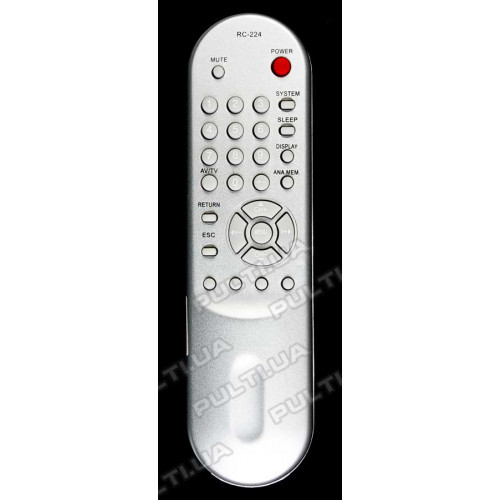 Пульт для телевізора RAINFORD OVAL 9012 RC-224, фото 1