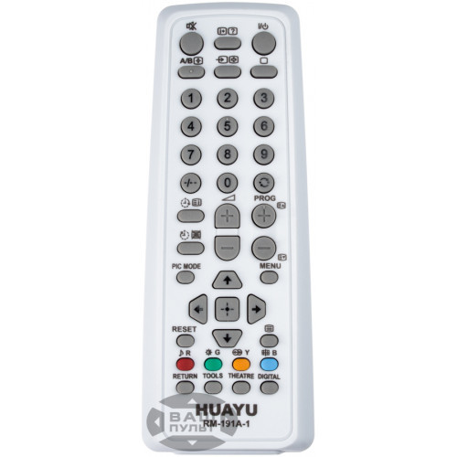 Універсальний пульт для телевізора HUAYU для SONY RM-191A, фото 1