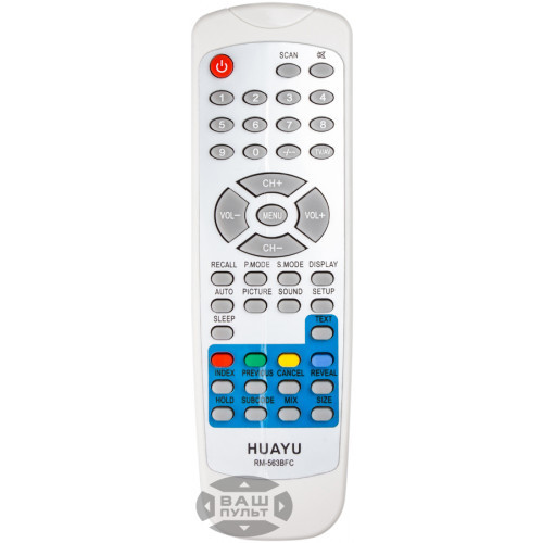 Універсальний пульт для телевізора HUAYU для ROLSEN RM-563BFC (3 коди), фото 1