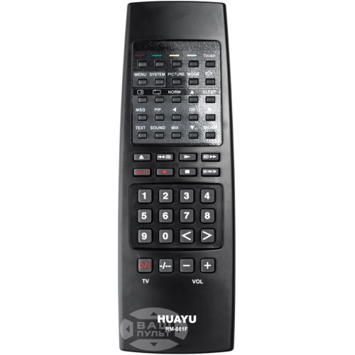 Універсальний пульт для телевізора HUAYU для AKAI RM-081F (8 кодів), фото 1