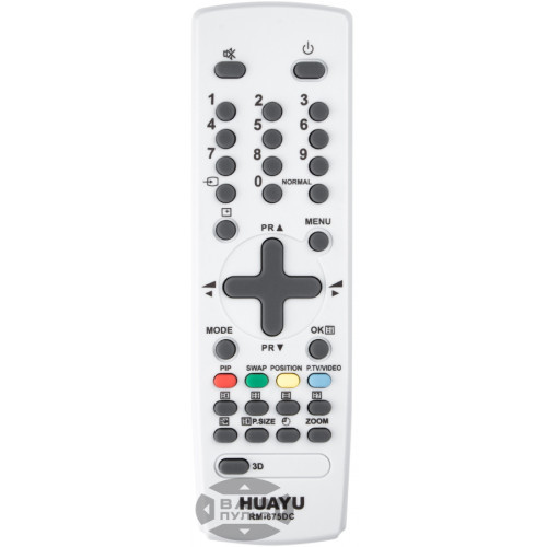 Універсальний пульт для телевізора HUAYU для DAEWOO RM-675DC корпус R-49C10, фото 1