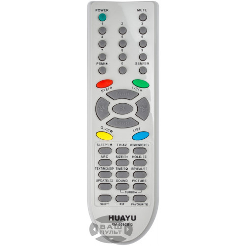 Універсальний пульт для телевізора HUAYU для LG RM-609CB+ (2 коди), фото 1