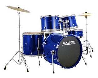 Ударна установка MAXTONE MXC3005 (Metallic Blue)