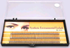 Вії пучкові М-029 6D AVADONA довжина 10 мм 129 штук вигин СEStyle