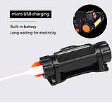 Налобний ліхтар із вбудованим акумулятором, фото 8