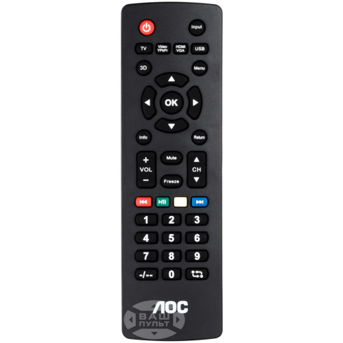 Оригінальний пульт для телевізора AOC 398GRABDGNEACC, фото 1