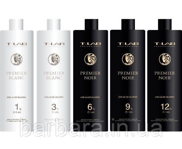 Крем-проявник T-Lab Professional Premier Noir Cream Developer 1000 мл