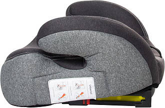 Автокрісло-бустер LUX Isofix (від 3 до 12 років/15-36 кг) Universe Grey - ОРИГІНАЛ, фото 5