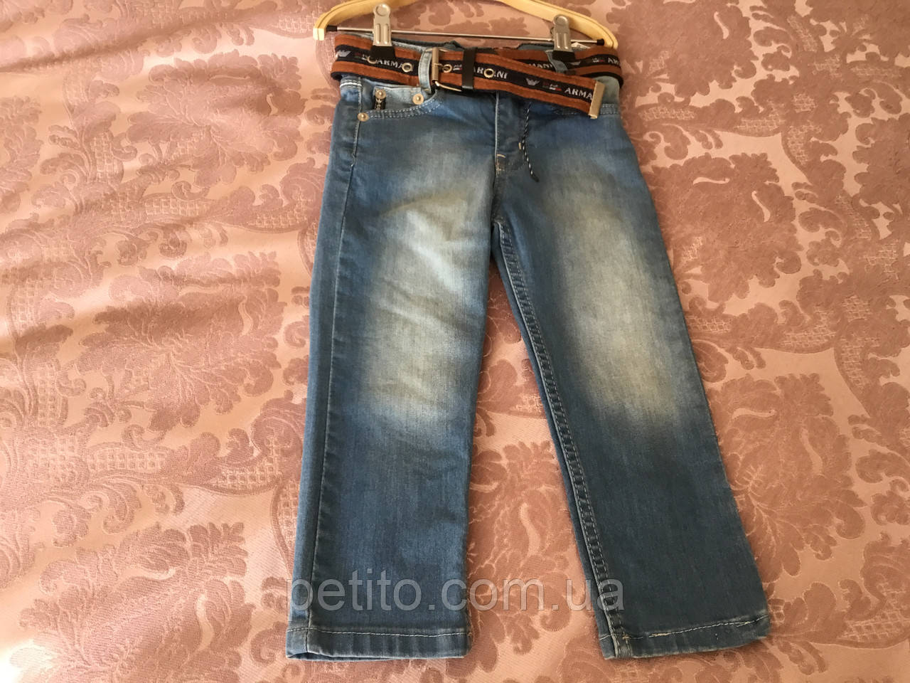 Сині джинси для хлопчика на кожен день, фото 1