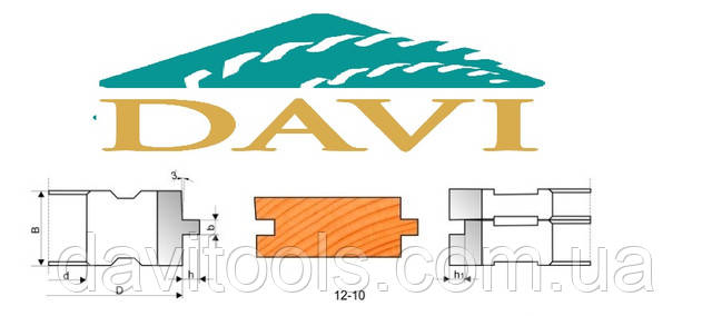 Комплект фрез 125*32*40 для європолу R6M5 з 3-х фрез (прямий шип) Комплект фрез 125*32*40 для європолу R6M5 з 3-х фрез (прямий шип)