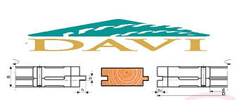 Комплект фрез 160*40*40 для європолу R6M5 з 4-х фрез (прямий шип)