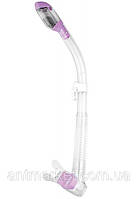 Трубка для дайвінгу Cressi Dry (Квіта) Бузковий