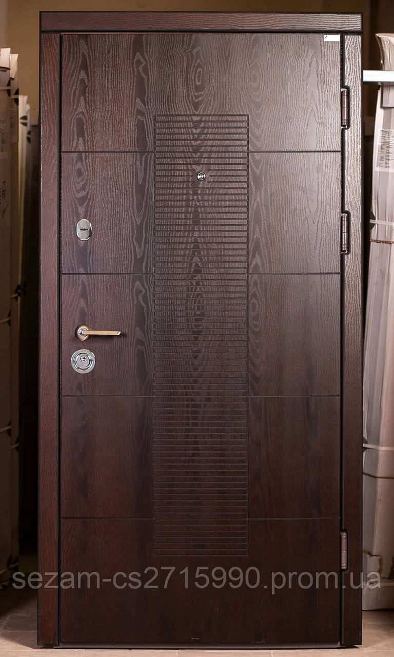 Вхідні двері з Полмерною накладкою, метал 1.5 мм.