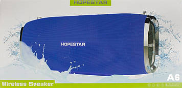 АС mini speaker BT Hopestar A6 +power bank+mic blue