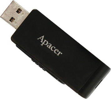 Флеш-пам`ять 32GB "Apacer" AH350 USB3.2 black №6858
