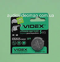 Літієва Батарейка VIDEX CR2025 Lithium 3V