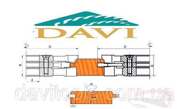 Комплект фрез 125х32х25 для європолу ВК з 6-х фрез (прямий шип) Комплект фрез 125х32х25 для європолу ВК з 6-х фрез (прямий шип)