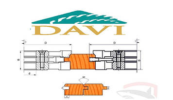 Комплект фрез 160х40х30 для європолу ВК з 6-х фрез (прямий шип)