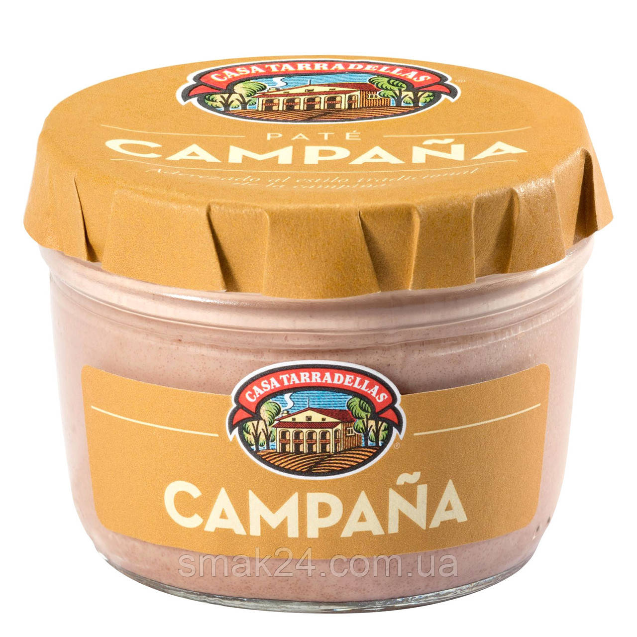 Паштет без глютену зі свинячої печінки Pate Campana Casa Tarradellas 125 г Іспанія