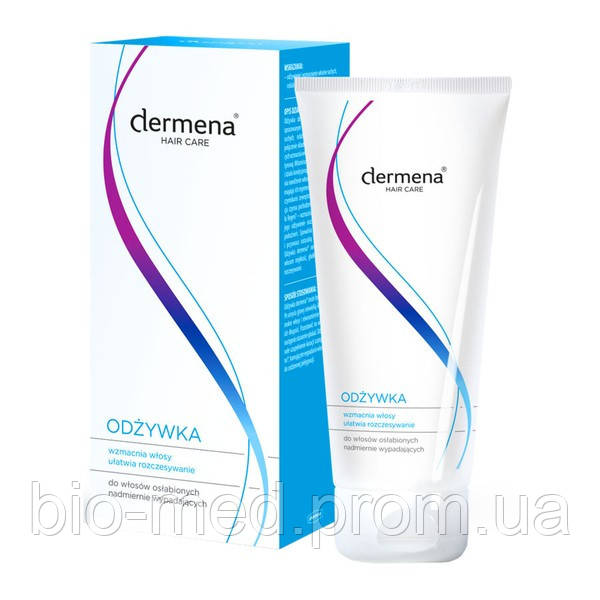 Dermena Hair Care — кондиціонер для волосся, що зміцнює й полегшує розчісування, 200 мл, фото 1