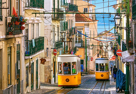 Пазли Лісабонські трамваї, Португалія, 1000 елементів, фото 2