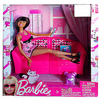 Набор кукла Барби с мебелью, диван Barbie Glam 2009 Mattel V6757