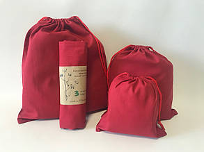 3 шт Екомішочки бавовна, еко сумка, еко-мішок, еко-сумка, екомішок, набір мішечків з тканини, бавовна