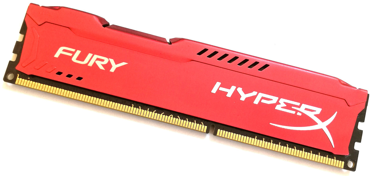 Ігрова оперативна пам'ять Kingston HyperX Fury DDR3 4Gb 1866MHz PC3-14900U 1R8 CL10 (HX318C10FRK2/8) Б/В