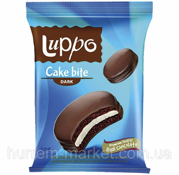 Luppo печенье черный шоколад 30 г - фото 1 - id-p1150954692