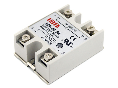 Однофазне твердотіле реле SSR-40DA 40А DC-AC, фото 1