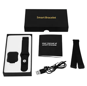 Smart Bracelet T80 Lemfo+браслета фітнес-трекер чорний, фото 2