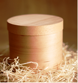 Деревянная круглая коробка из шпона, размер: 120*100 мм М00-КР00110110