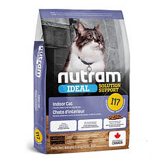 Сухий корм Nutram I17 Ideal Solution Support Indoor Cat для дорослих котів з куркою 5.4 кг