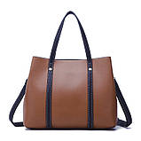 Рожева жіноча сумочка в наборі 2в1, фото 3