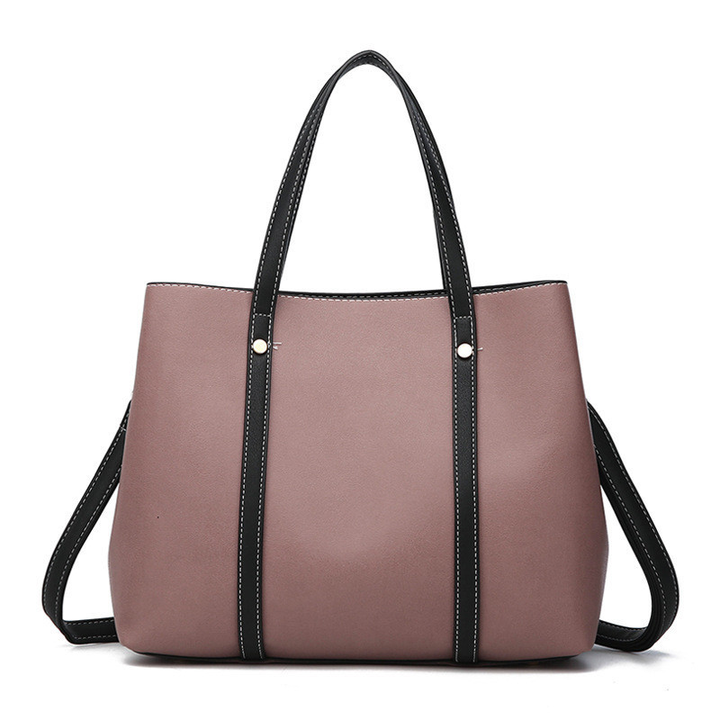 Рожева жіноча сумочка в наборі 2в1, фото 1