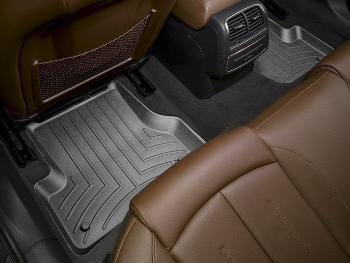 Килими гумові WeatherTech задні чорні Audi A6 12+