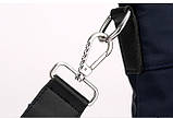 Стильна чоловіча сумка для документів і планшета + портмоне чорна, фото 2