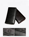 Стильна чоловіча сумка для документів і планшета + портмоне чорна, фото 4