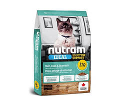 Сухий корм Nutram I 19 Ideal Solution Support Sensitive Skin Coat Stomach Cat (для шкіри, вовни, шлунка) 1.13 кг