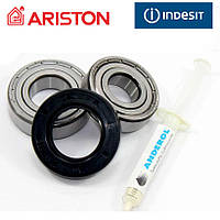 Комплект подшипников для стиральной машины indesit, Ariston (6204+6205+30*52*10/12) - запчасти для стиральных