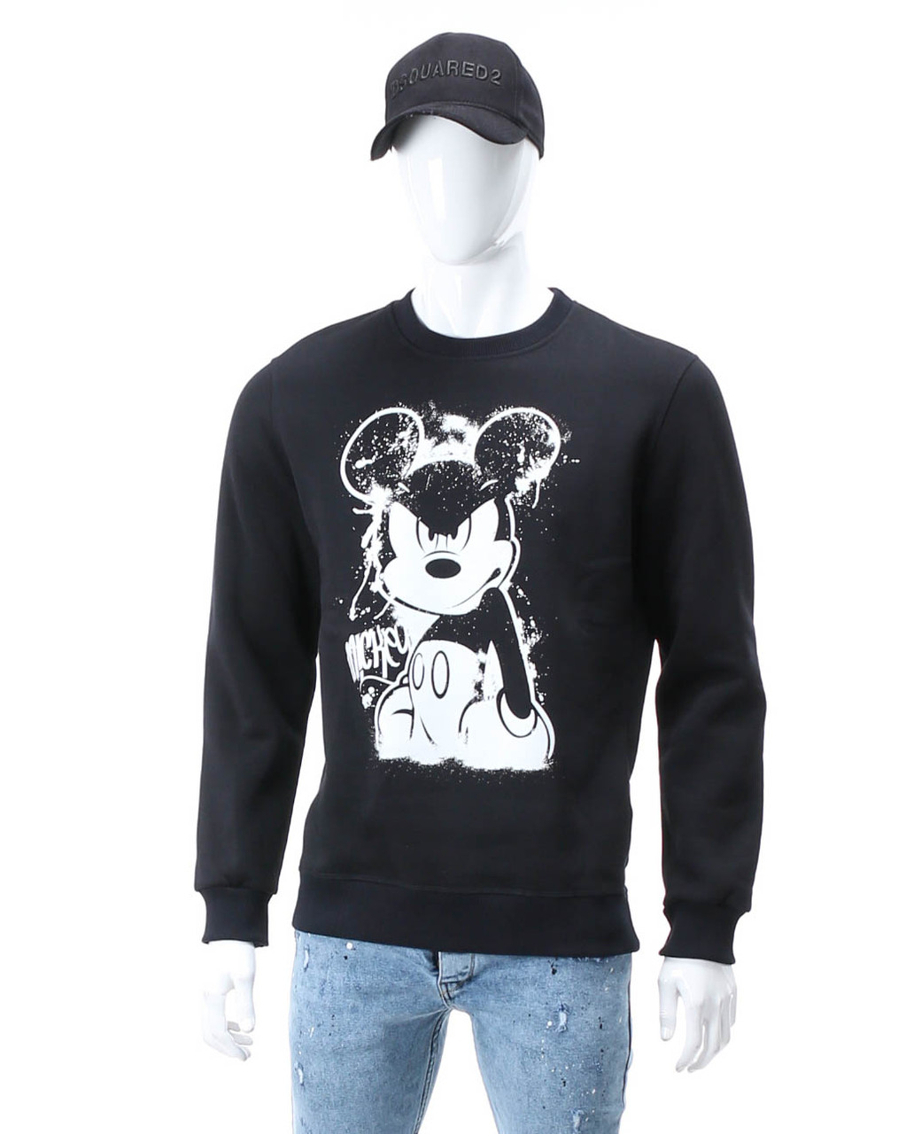 Світшот осінь-зима т синій HOPE з принтом "MICKEY BOX" DBLU XXL (Р) 19-540-003